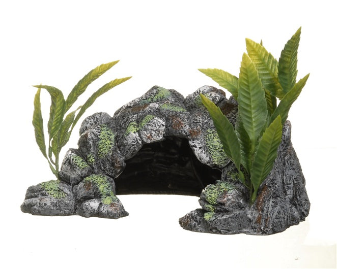 Marina Polyresin Decor Cave Ornament - Large - 13 x 29 x 19.5 cm (5.1 x 11.4 x 7.7 in)