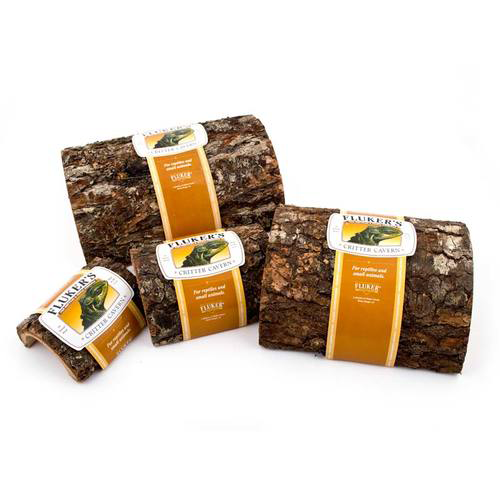 FLUKER'S® CRITTER CAVERN HALF-LOGS MEDIUM