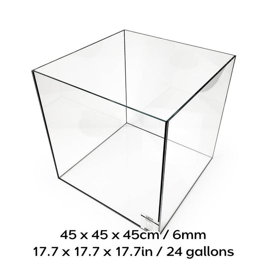 SR Aquaristik Rimless Aquarium 45cm x 45cm x 45cm / 17.7" x 17.7" x 17.7" (24 gallons)