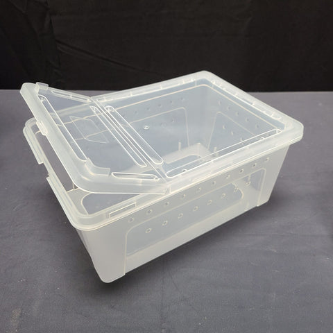 HINGED LID REPTILE STACKABLE BOX SMALL
