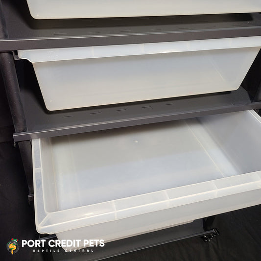 R160 RACK - REPTILE 5 LEVEL 5 BIN COMPLETE SYSTEM