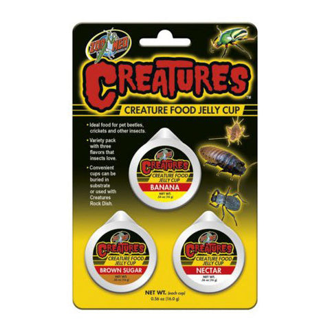 Creatures Food Jelly 3 Cups - Zoo Med