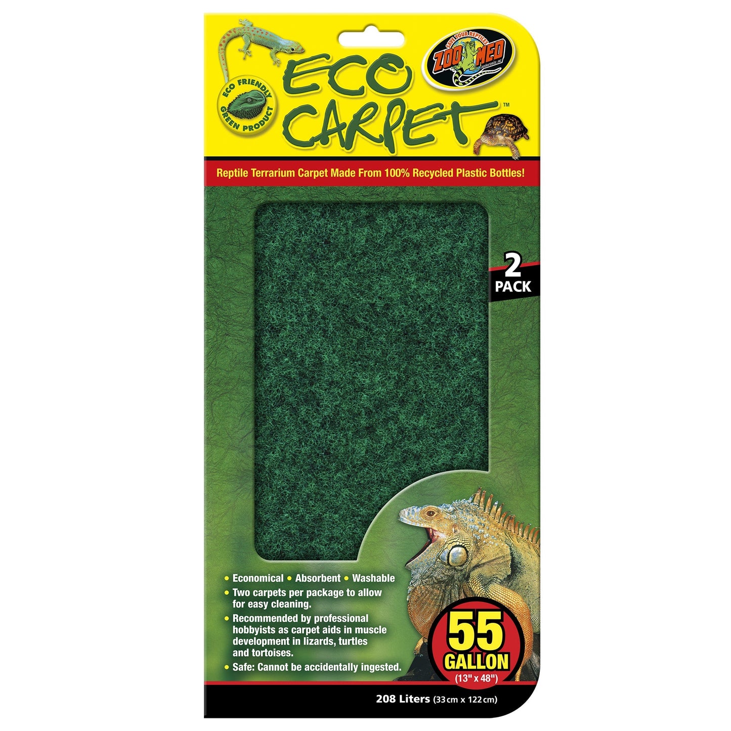 Cage Carpet 13x48 (2 sheets) 55 Gal - Zoo Med