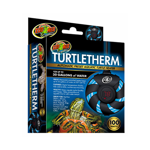 ZOO MED™ TURTLETHERM™ AUTOMATIC PRE-SET AQUATIC TURTLE HEATER 100 W