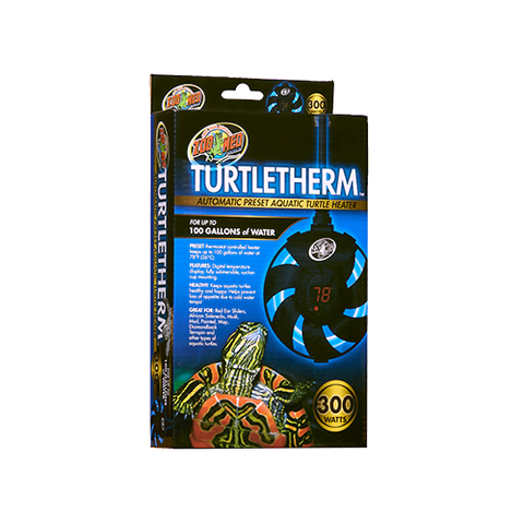 ZOO MED™ TURTLETHERM™ AUTOMATIC PRE-SET AQUATIC TURTLE HEATER 300 W