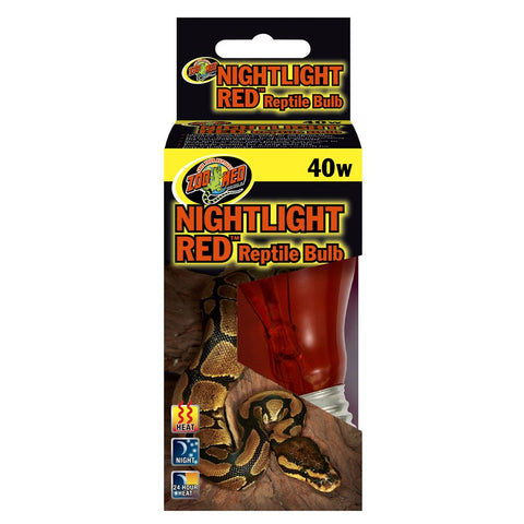 40w Nightlight Red Reptile Bulb  Zoo Med