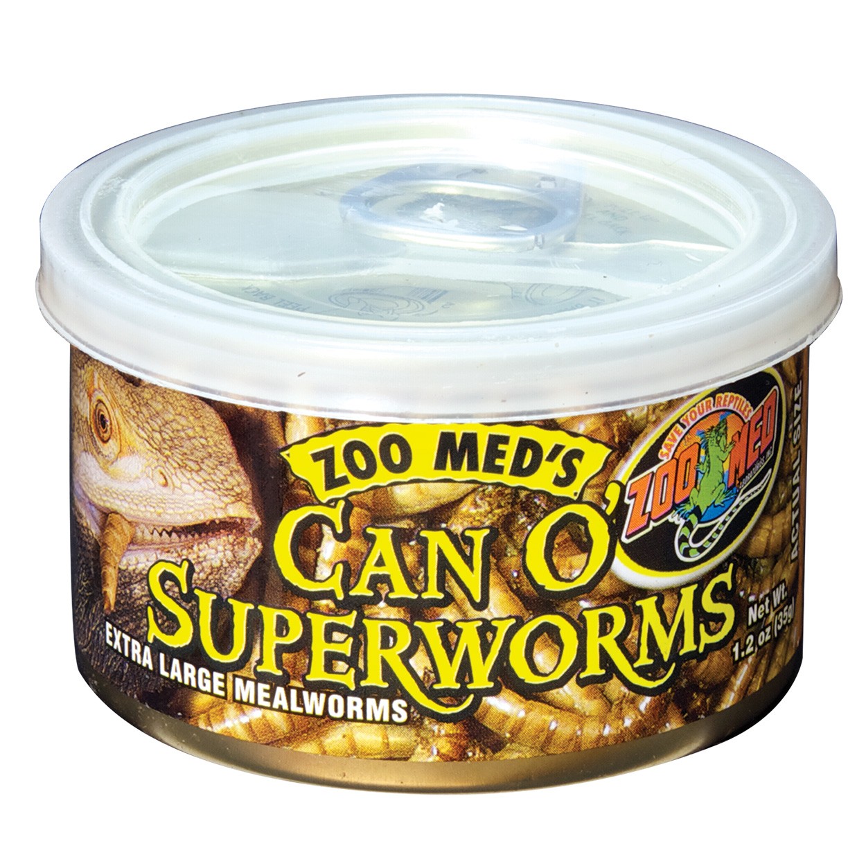 Can O' Superworms 1.2oz Zoo Med