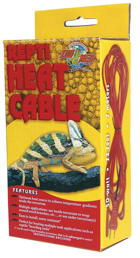 50W Reptile Heat Cable, (23 Feet / 7 Meters) Zoo Med