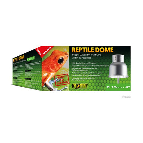Exo Terra Reptile Aluminum NANO Dome Fixture with Bracket