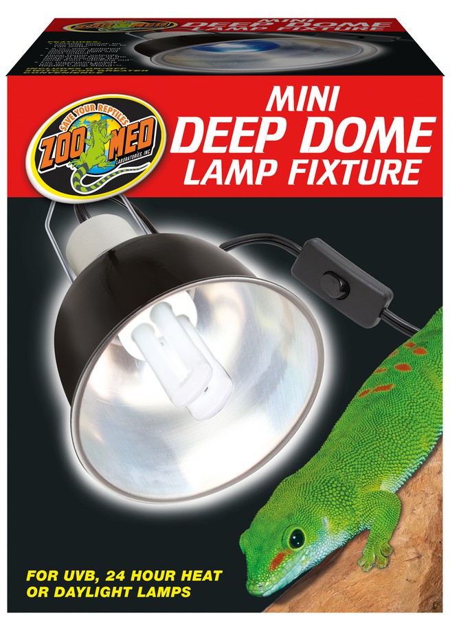 Deep Dome Lamp Mini Single Fixture Zoo Med