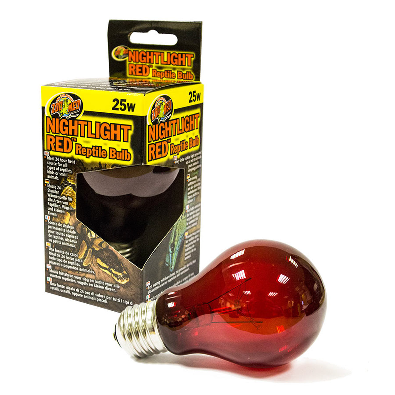 25w Nightlight Red Reptile Bulb Zoo Med