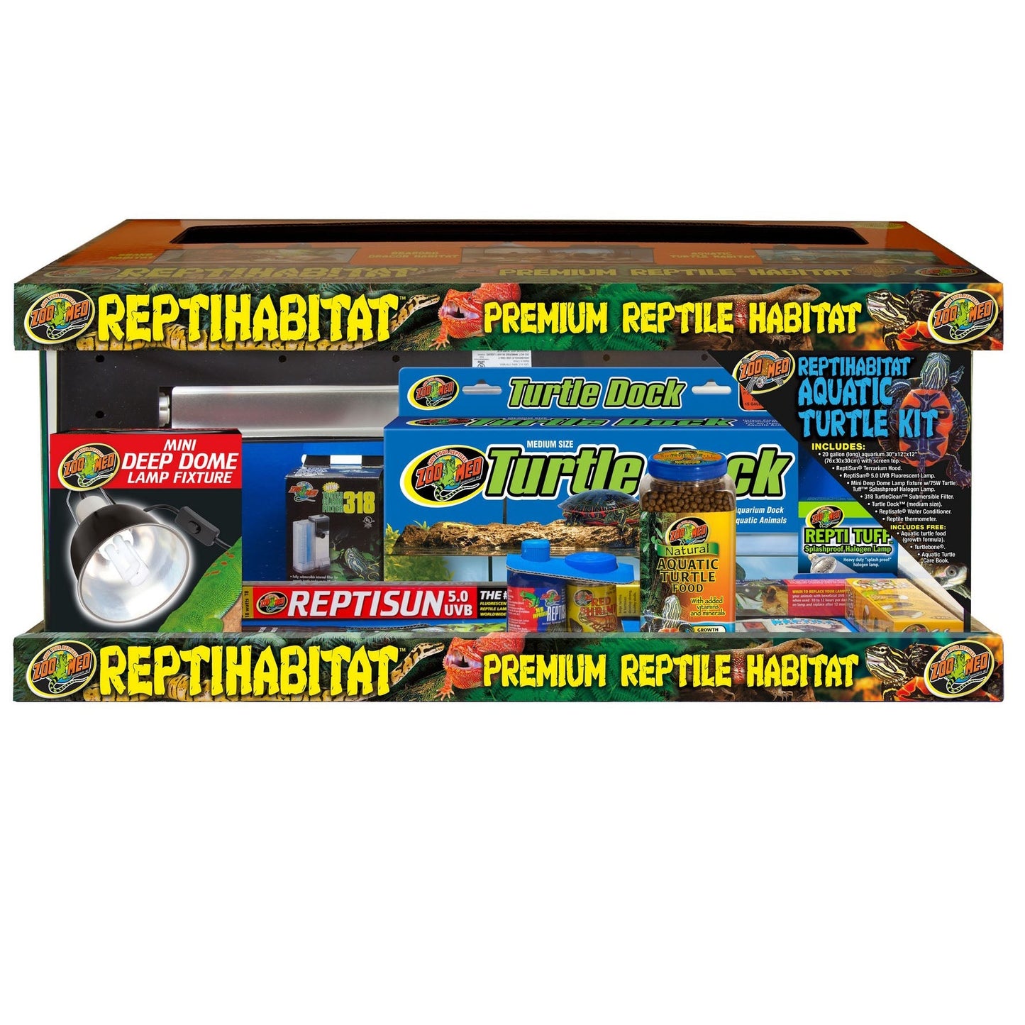 Zoo Med™ ReptiHabitat™ Aquatic Turtle Kit 20 Gallon