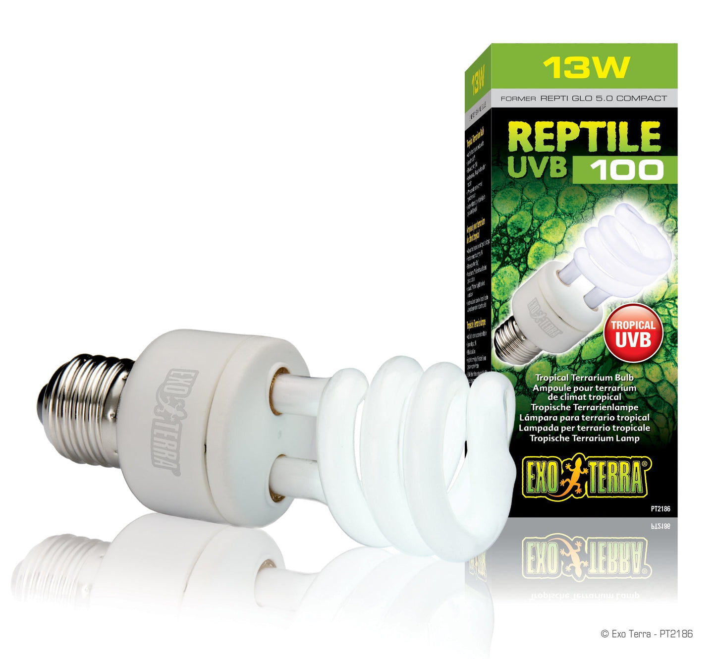 13w UVB100 Compact Fluorescent Bulb - Exo Terra