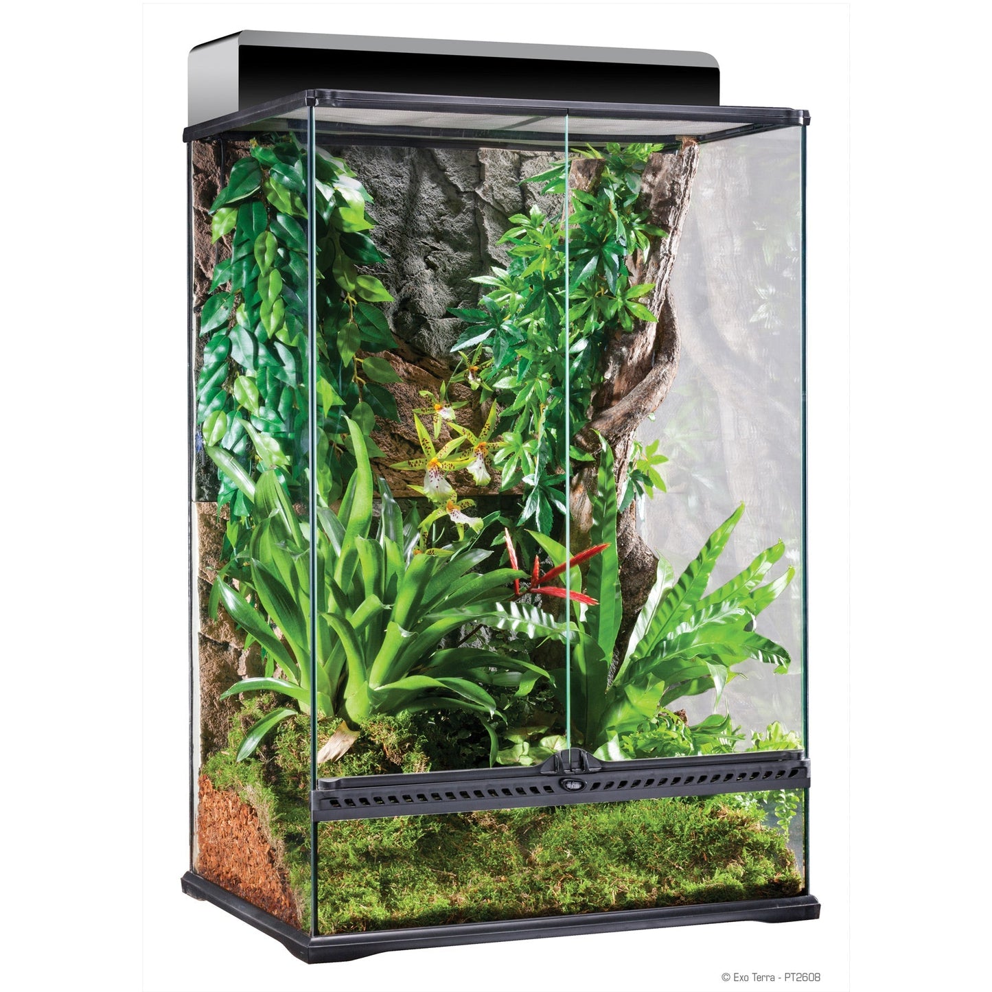 Exo Terra Advanced Paludarium & Rainforest Terrarium - Medium - (24" x 18" x 36")