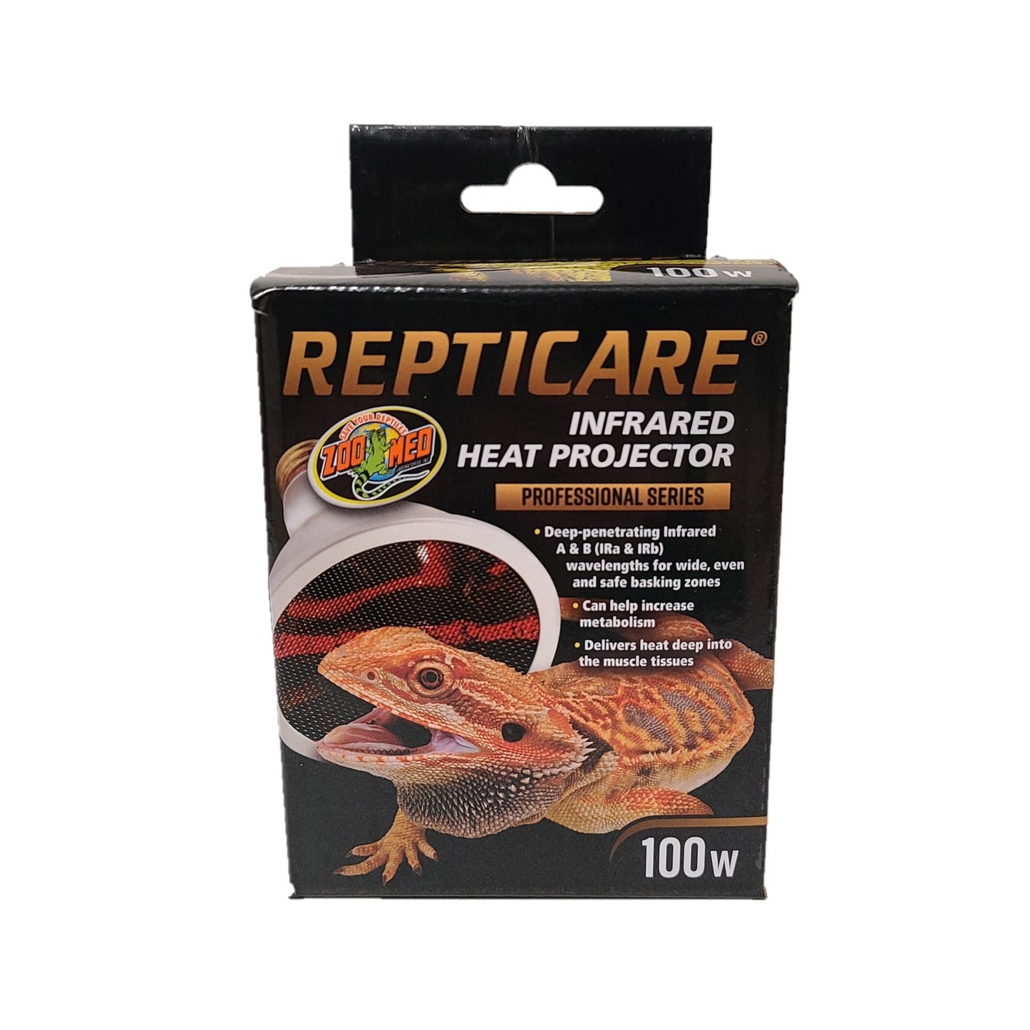 ZOO MED REPTICARE® INFRARED HEAT PROJECTOR 100 WATT