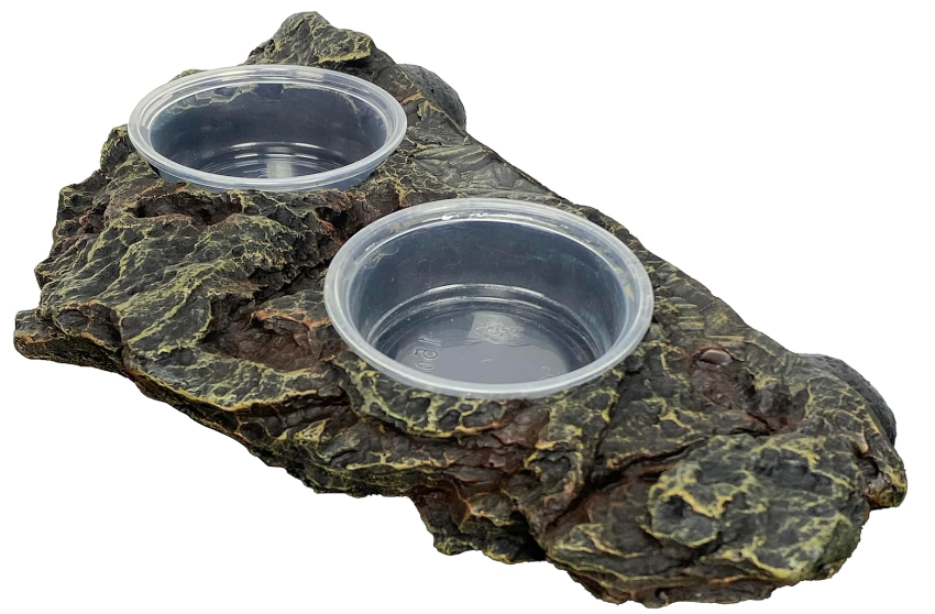 Komodo Magnetic Gecko Dual Feeding Ledge (2-Cup)
