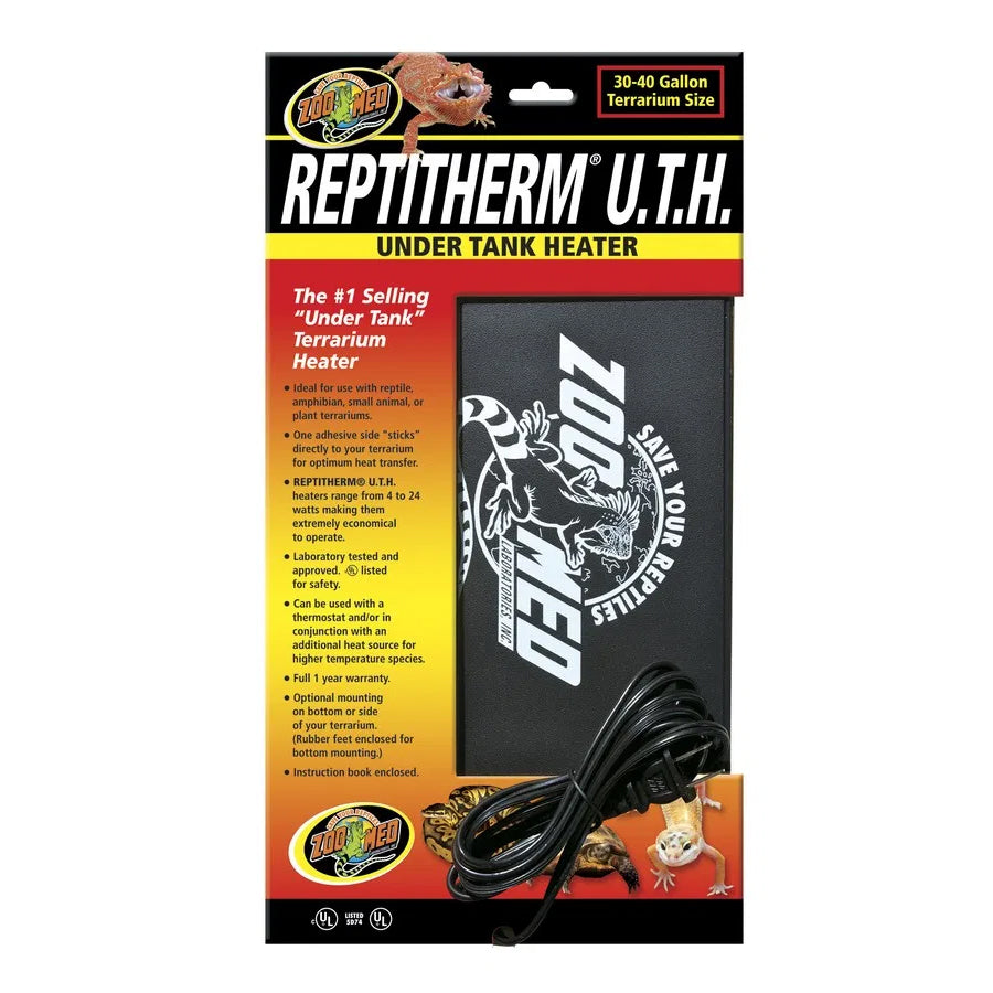 ZOO MED™ REPTITHERM® UNDER TANK HEATER (30 TO 40 GALLON)