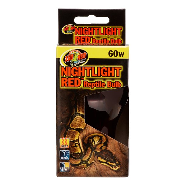 60w Nightlight Red Reptile Bulb Zoo Med