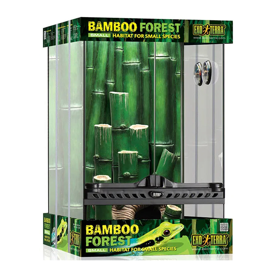 EXO TERRA 12x12x18" Bamboo Forest Habitat Small STARTER KIT