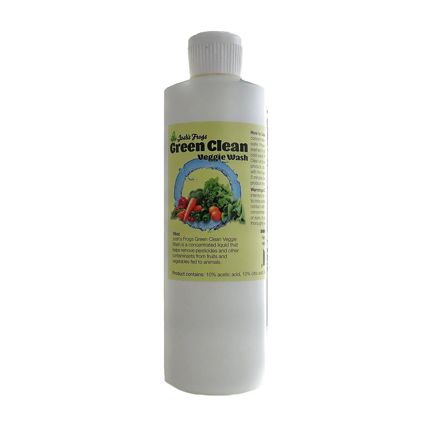 Josh's Frogs Green Clean Veggie Wash 16 OZ