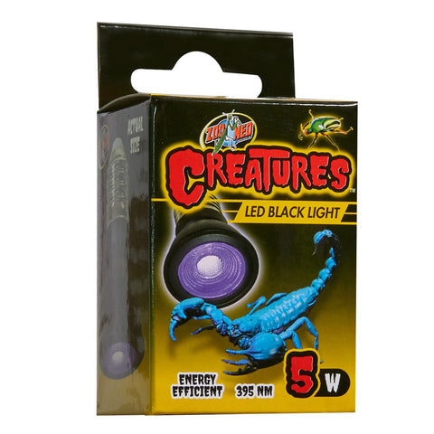 5w Creatures™ LED Black Light  Zoo Med