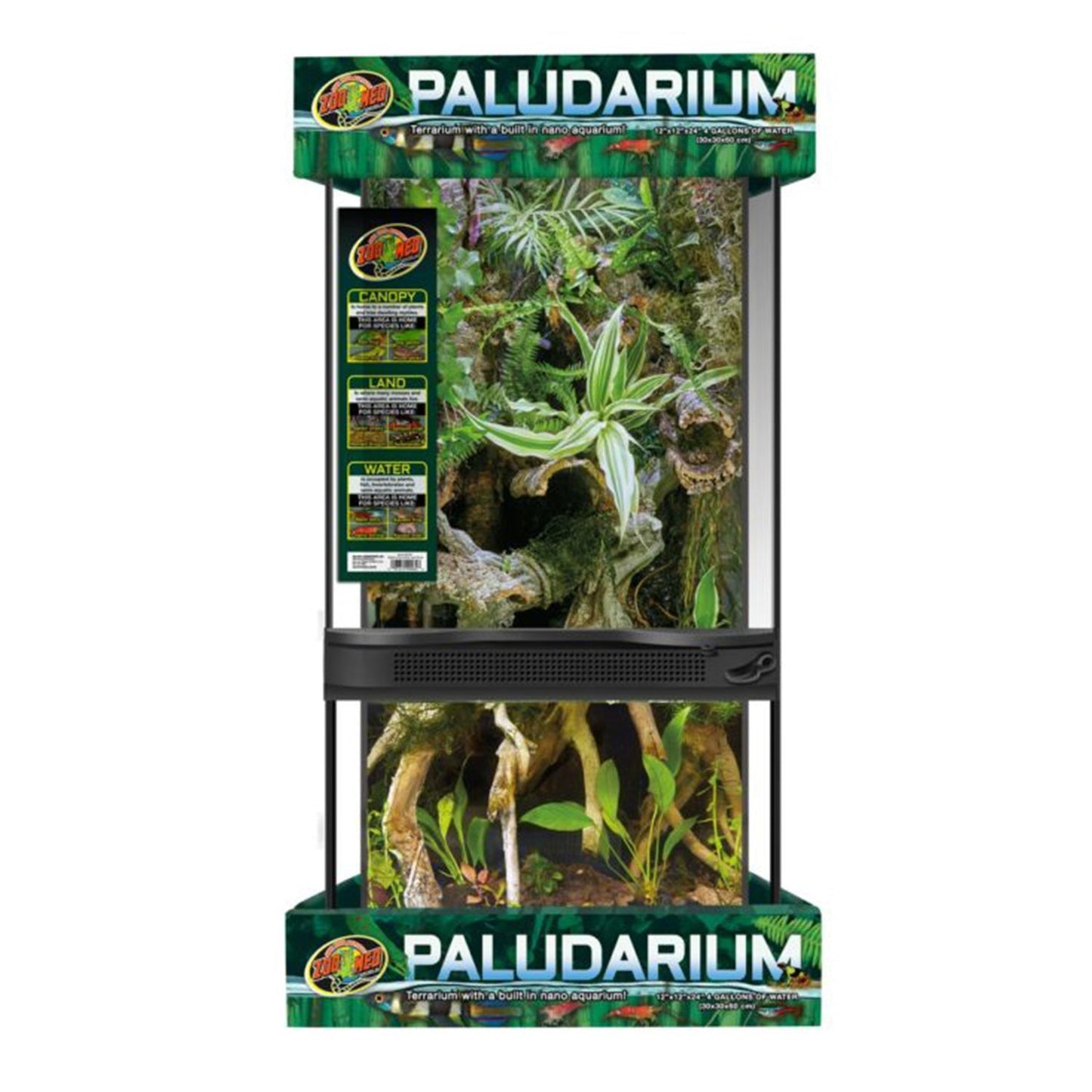 Zoo Med™ Paludarium 12" x 12" x 24" (4 Gallon)
