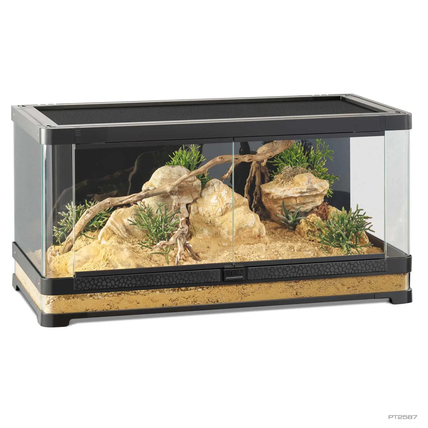 Exo Terra Vista 90 - Panoramic Natural Terrarium - 90 x 45 x 45 cm (36 x 18 x 18 in)