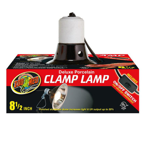 Deluxe Porcelain Clamp Lamp 8.5” - Zoo Med