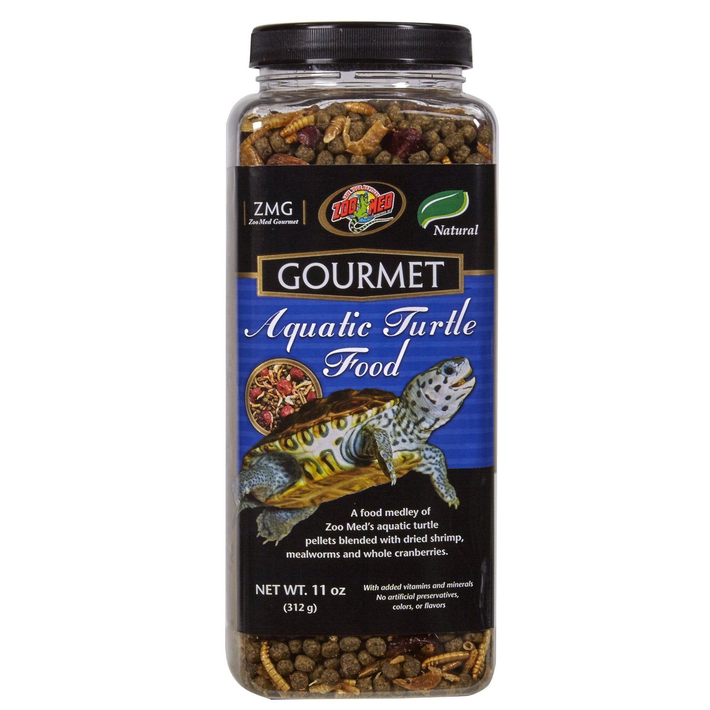 Gourmet Aquatic Turtle Food 11oz - Zoo Med