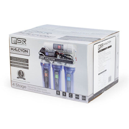 SR AQUARISTIK HALYCON 4 STAGE PRO R/O DI PURIFICATION SYSTEM