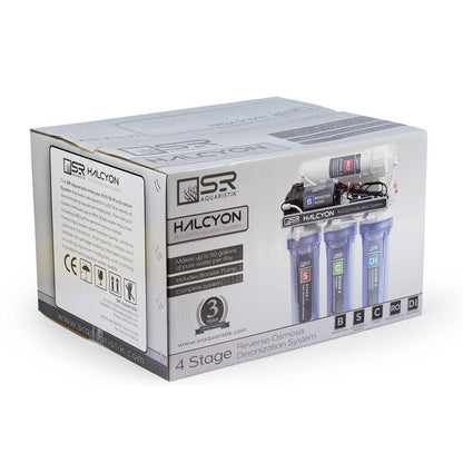 SR AQUARISTIK HALYCON 4 STAGE PRO R/O DI PURIFICATION SYSTEM