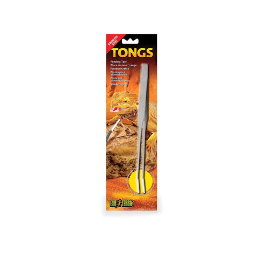 Exo Terra Tongs - Feeding Tool - 12"