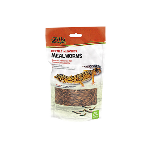 ZILLA® REPTILE MUNCHIES MEALWORMS 3.75 OZ