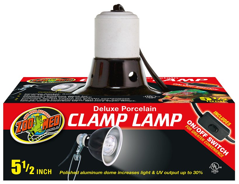 ZOO MED™ DELUXE PORCELAIN CLAMP LAMP 5.5"