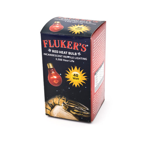 FLUKER'S® RED HEAT BULB FOR REPTILES 40 W