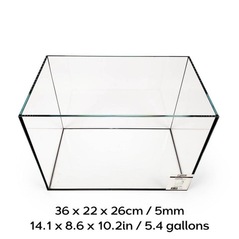 SR Aquaristik Rimless Aquarium 36cm x 22cm x 26cm / 14.1" x 8.6" x 10.2" (5.4 gallons)