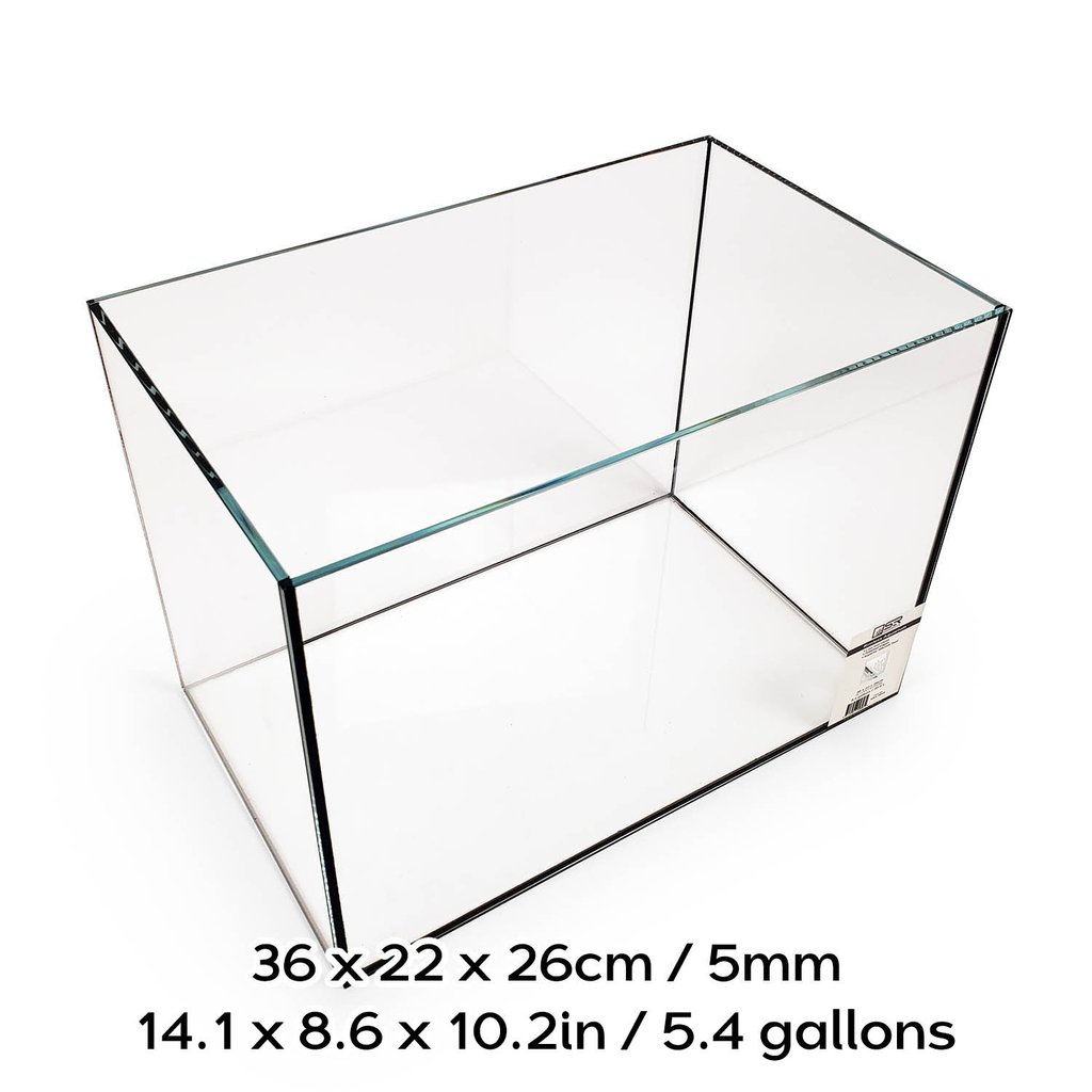 SR Aquaristik Rimless Aquarium 36cm x 22cm x 26cm / 14.1" x 8.6" x 10.2" (5.4 gallons)