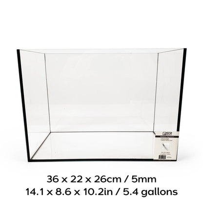 SR Aquaristik Rimless Aquarium 36cm x 22cm x 26cm / 14.1" x 8.6" x 10.2" (5.4 gallons)