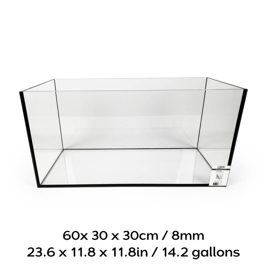 SR Aquaristik Rimless Aquarium 60cm x 30cm x 30cm / 23.6" x 11.8" x 11.8" (14.2 gallons)