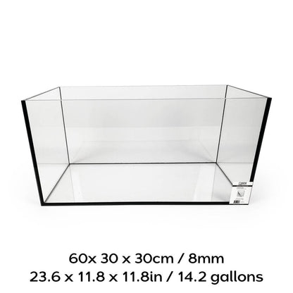 SR Aquaristik Rimless Aquarium 60cm x 30cm x 30cm / 23.6" x 11.8" x 11.8" (14.2 gallons)