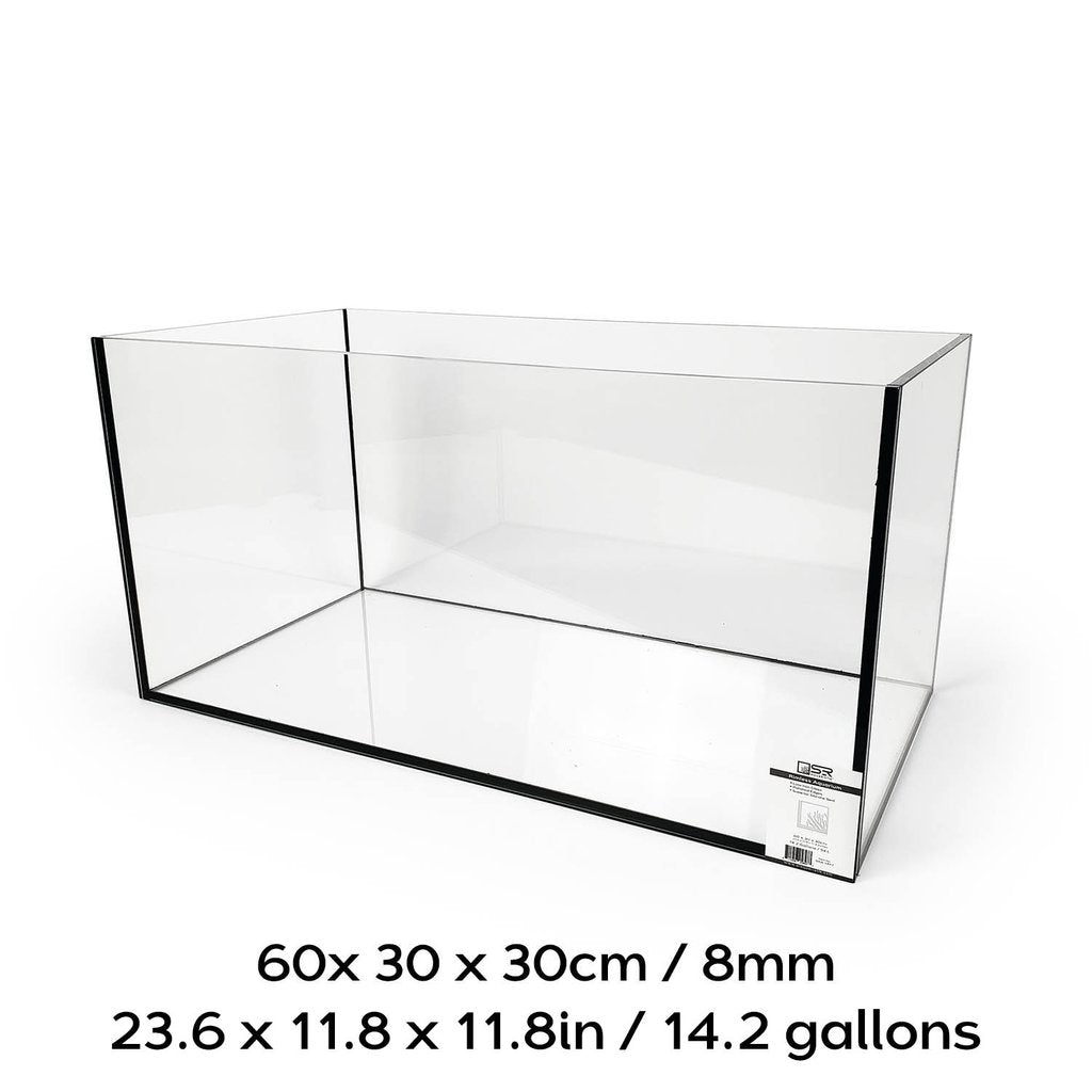 SR Aquaristik Rimless Aquarium 60cm x 30cm x 30cm / 23.6" x 11.8" x 11.8" (14.2 gallons)