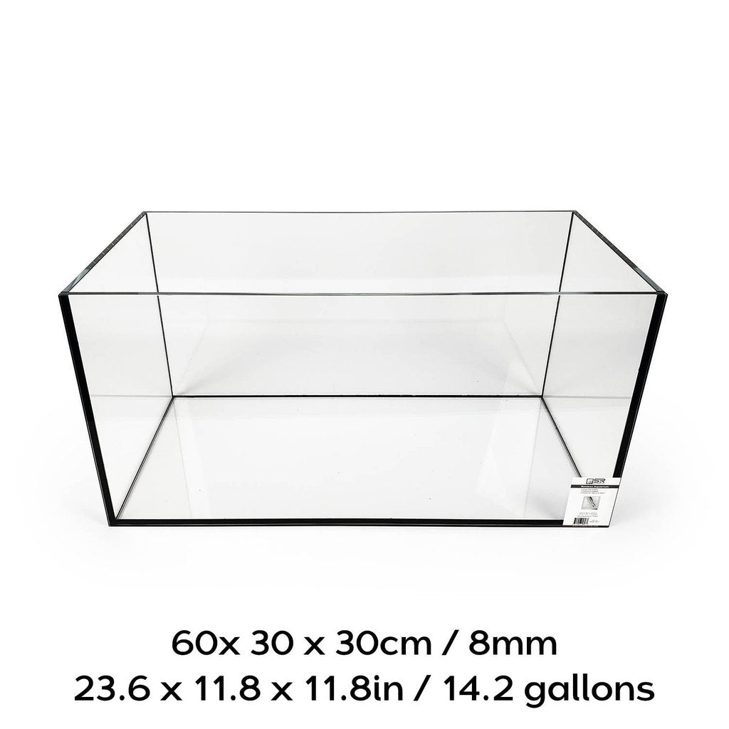SR Aquaristik Rimless Aquarium 60cm x 30cm x 30cm / 23.6" x 11.8" x 11.8" (14.2 gallons)