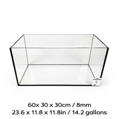 SR Aquaristik Rimless Aquarium 60cm x 30cm x 30cm / 23.6" x 11.8" x 11.8" (14.2 gallons)