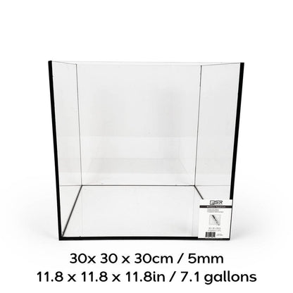 SR Aquaristik Rimless Aquarium 30cm x 30cm x 10cm / 11.8" x 11.8" x 3.9" (2.3 gallons)