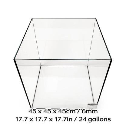 SR Aquaristik Rimless Aquarium 45cm x 45cm x 45cm / 17.7" x 17.7" x 17.7" (24 gallons)