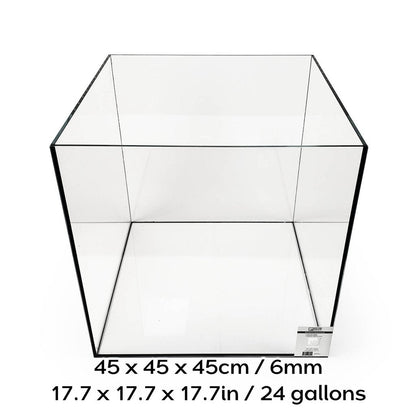SR Aquaristik Rimless Aquarium 45cm x 45cm x 45cm / 17.7" x 17.7" x 17.7" (24 gallons)