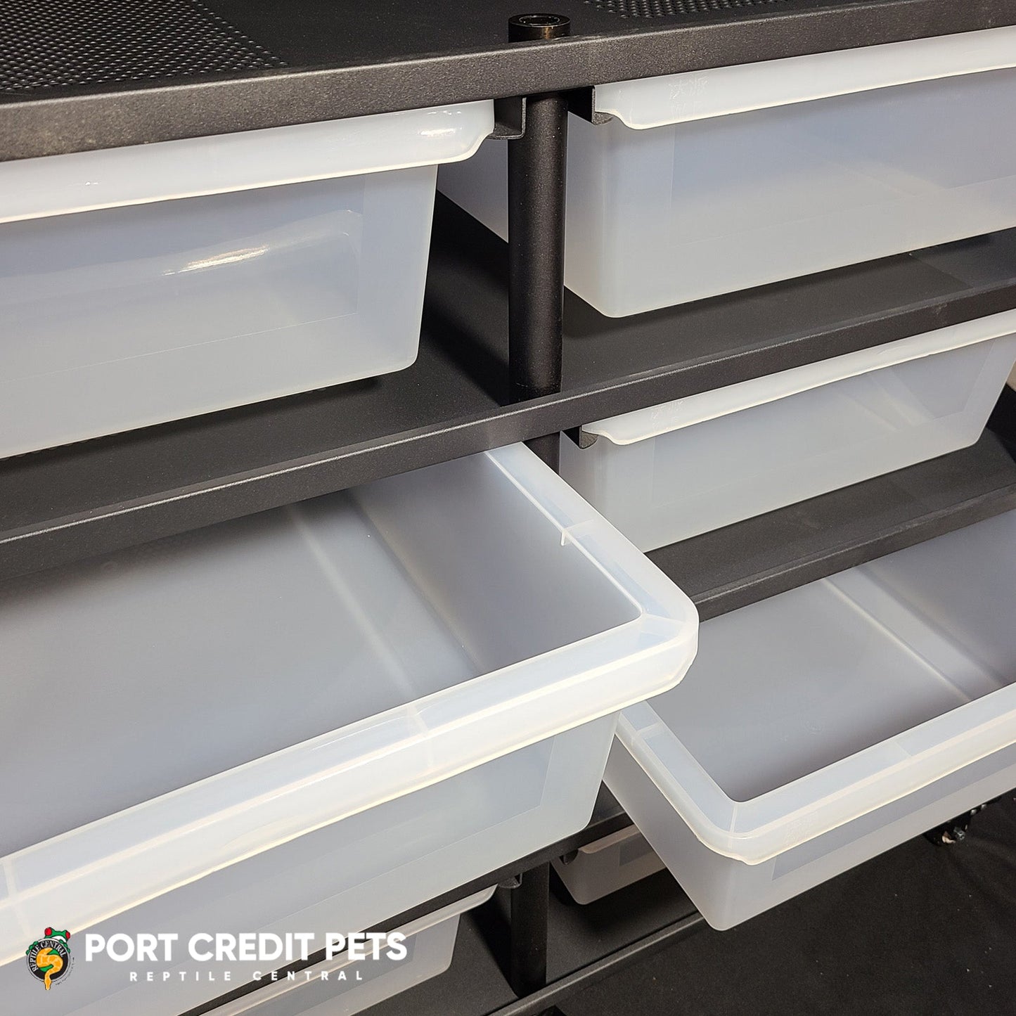 R140 RACK – REPTILE 4 LEVEL 8 BIN COMPLETE SYSTEM