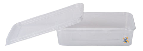 Deli Cup with Lid Vented Slightly Opaque,