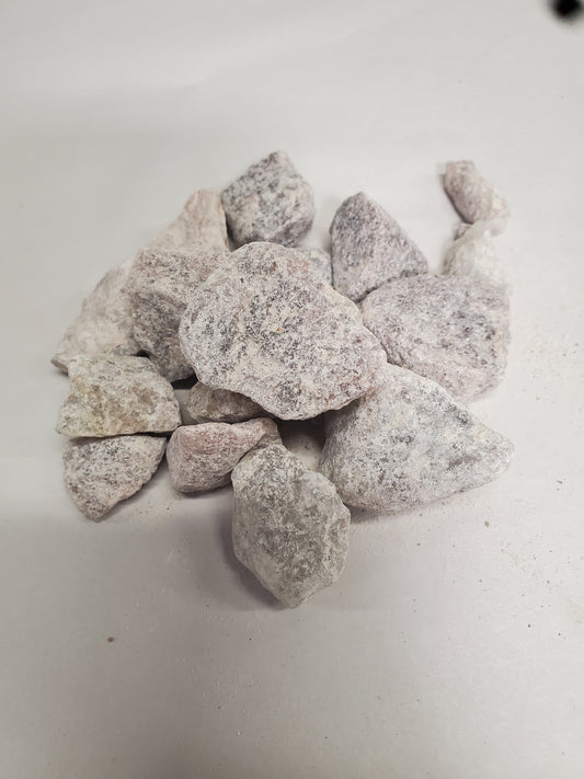 Pink quartz rocks 2.5 lbs