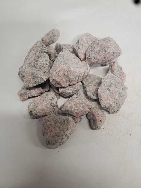 Red granite rocks 2.5lbs